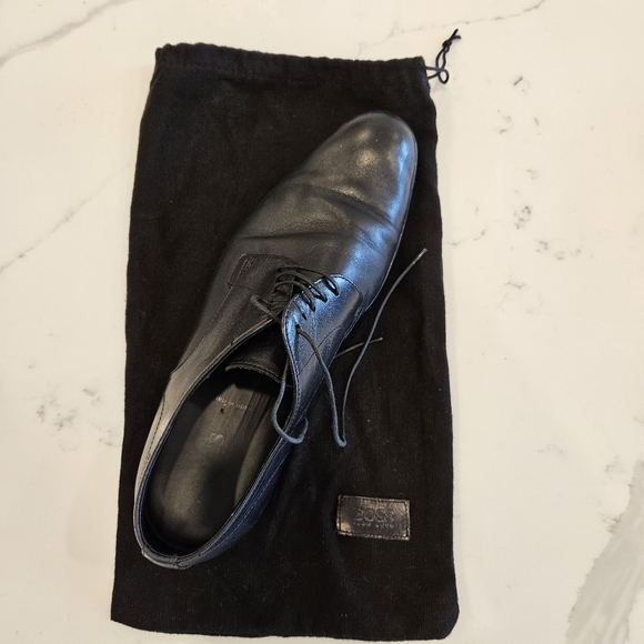 Hugo Boss Black Leather Dress Shoes - Picture 7 of 7